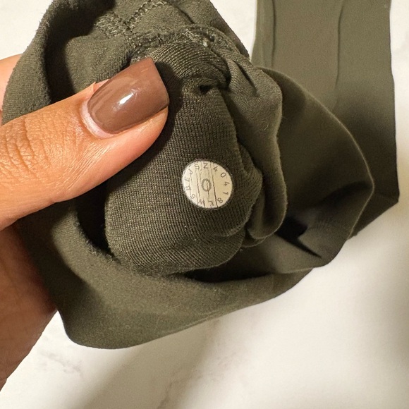 Lululemon Align High Waisted Leggings in Olive Green - Picture 3 of 3